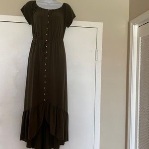 Indigo Rose Jade Dress